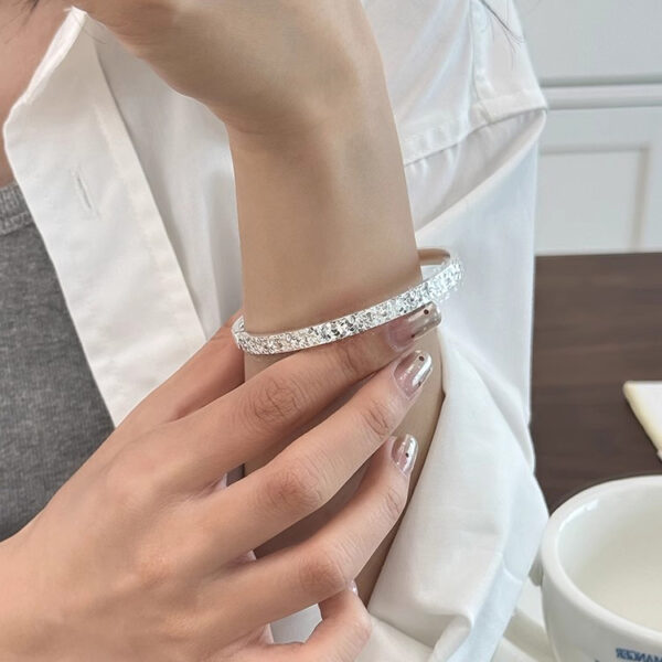 ⁦Women's Silver Bracelet Simple Starry Sky⁩ - الصورة ⁦6⁩